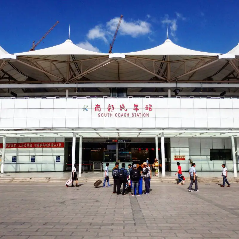 Kunming South Coach Station, China.