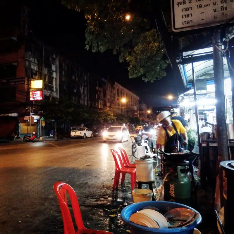 Roadside stall in Bangkok, Thailand.