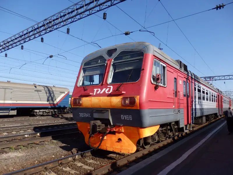 Trans-Siberian Railway train.