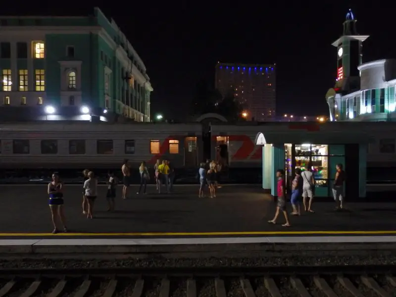 Trans-Siberian Railroad, at Novosibirsk.