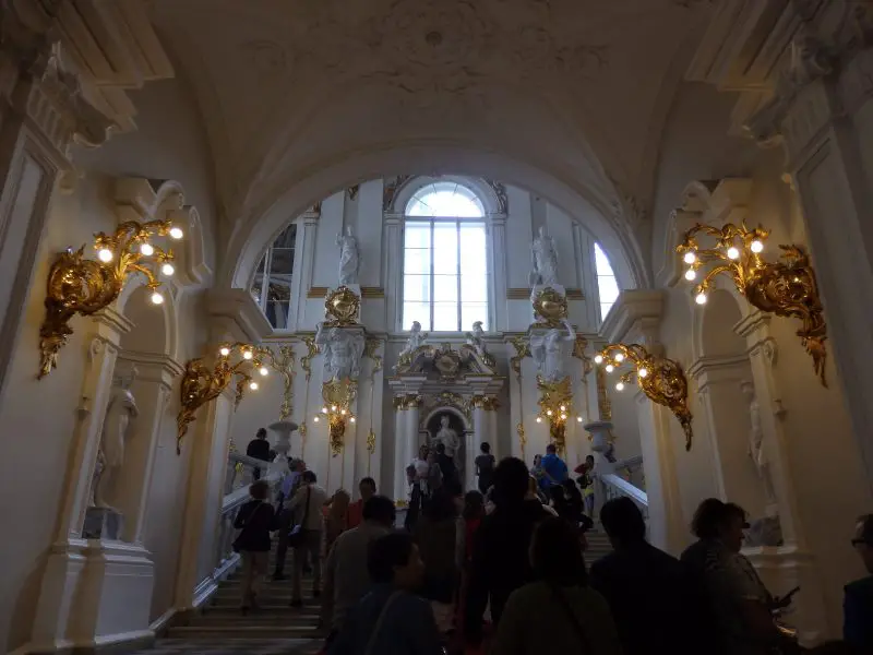 Inside the Winter Palace, Hermitage Museum. St Petersburg, Russia.