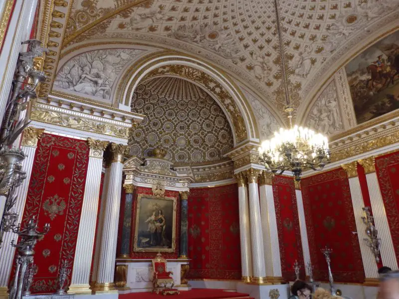 Small throne room. Winter Palace, the Hermitage.