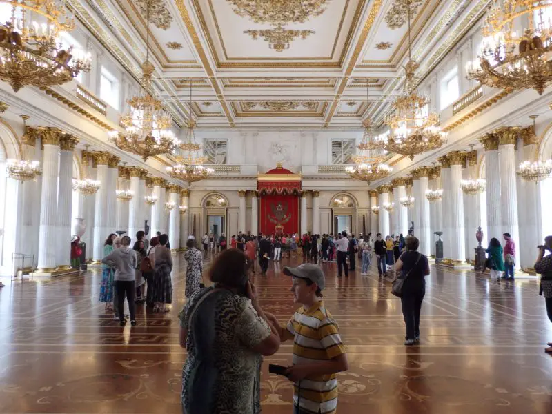 The St George's Hall. Winter Palace, the Hermitage.