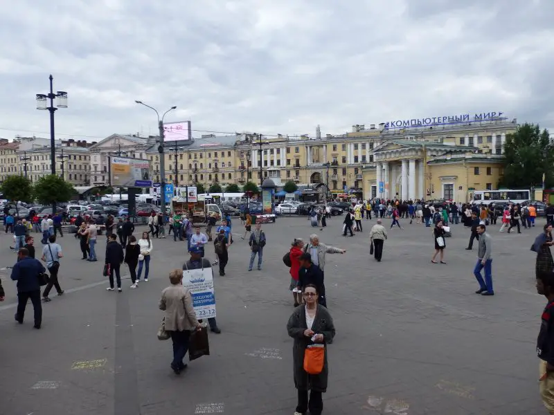 Sennaya Ploshchad. St Petersburg, Russia.