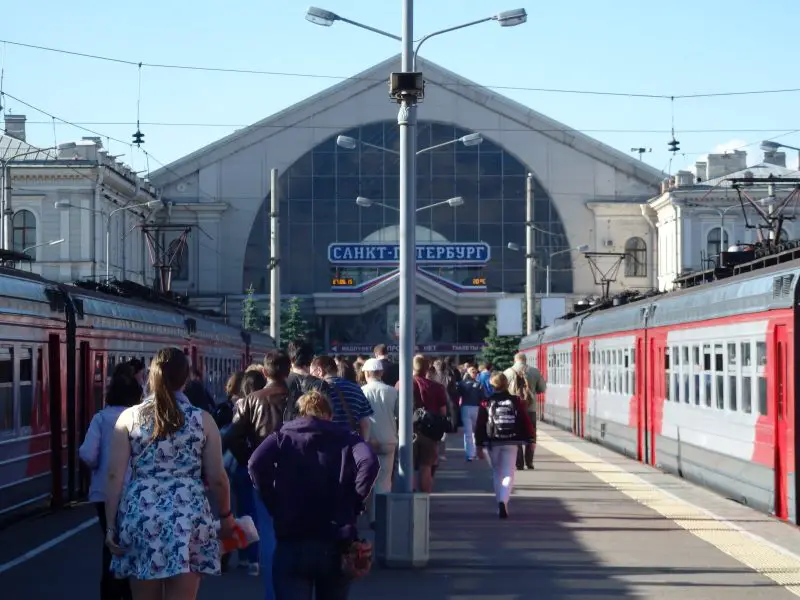 Baltiysky Railway Station.