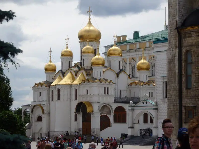 Cathedral of the Annunciation, Kremlin. Moscow, Russia.