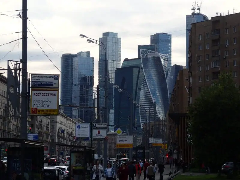 Downtown Moscow. 