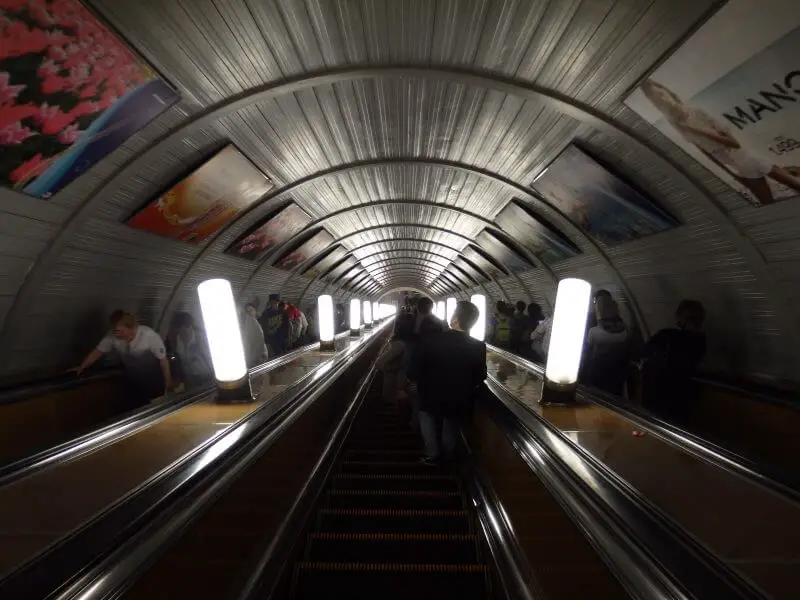 Moscow metro. Russia.