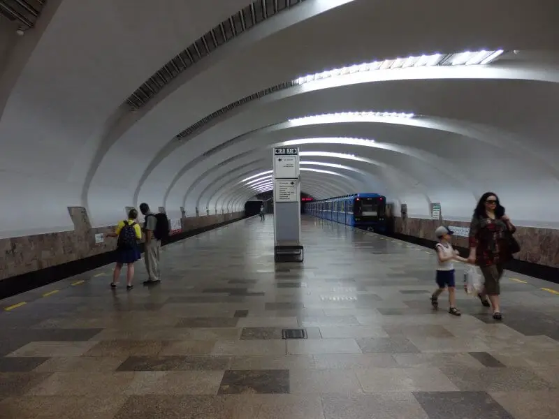 Uralmash metro station. Ekaterinburg, Russia.