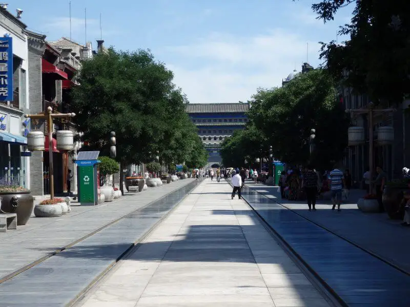 Qianmen Street, Beijing, China.