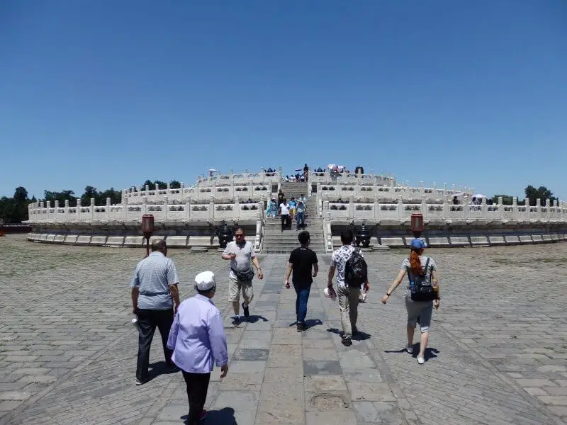 Circular Mound Altar, Temple of Heaven, Beijing, China.