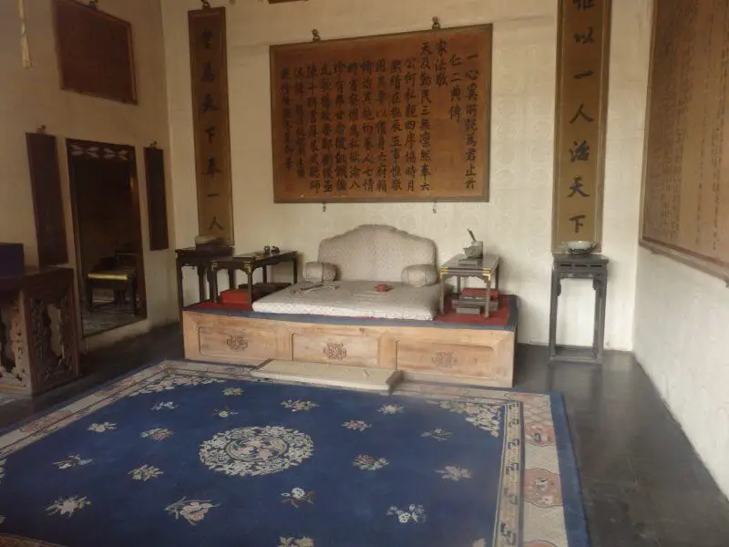 Palace interiors, Forbidden City, Beijing, China.