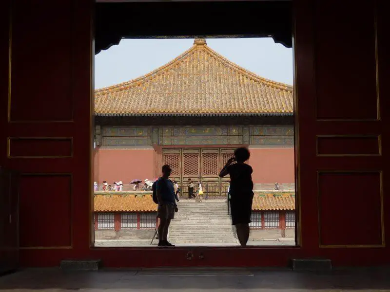 Inside the Forbidden City, Beijing, China.