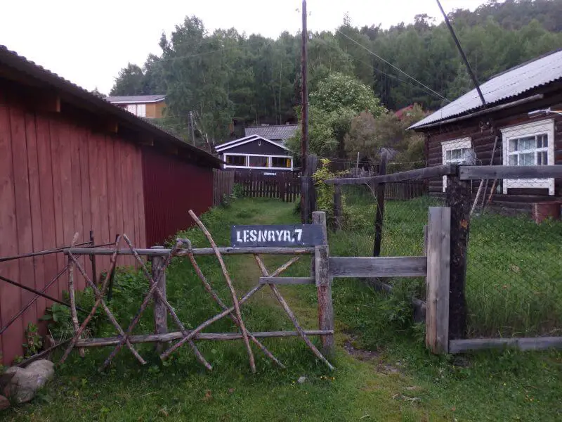 Lesnaya 7 hostel. Bolshie Koty, Lake Baikal, Siberia.
