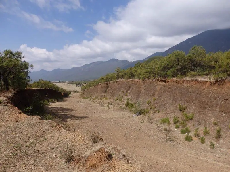 Hiking around Yulong Xueshan (Jade Dragon Snow Mountain). Lijiang, Yunnan.
