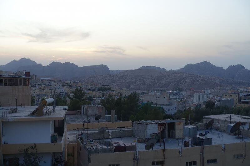 Sunset from My Home Petra.