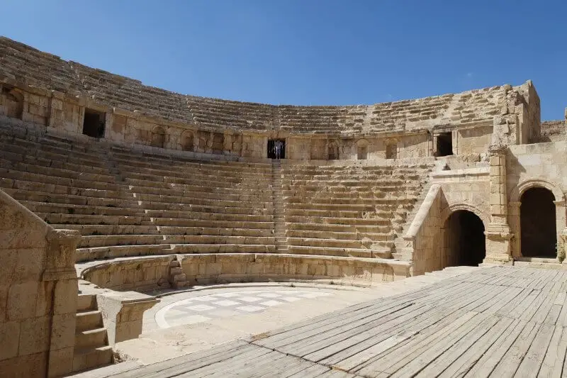 The North Theatre. Jerash, Jordan.