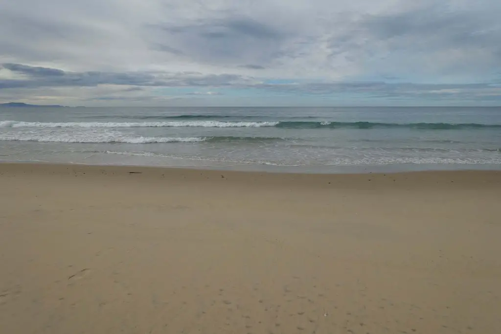Sand and sea. Bruny Island, Tasmania.