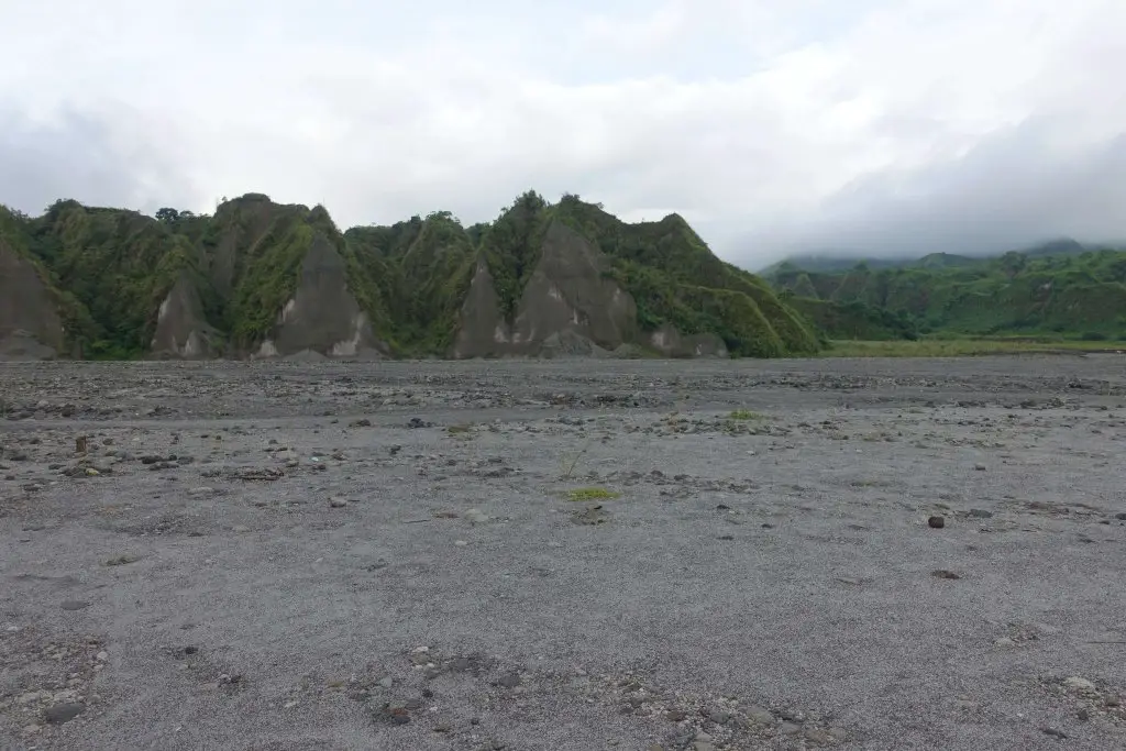Mud cones. Mount Pinatubo, Philippines.
