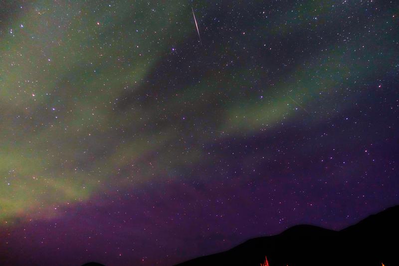 Northern Lights from Kebnekaise Mountain Station.