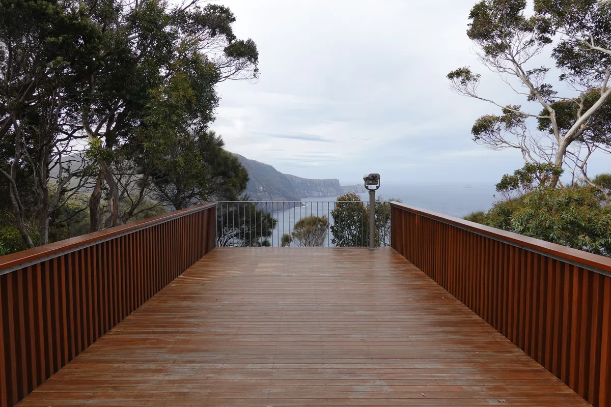 View from Munro Cabin, Tasmania