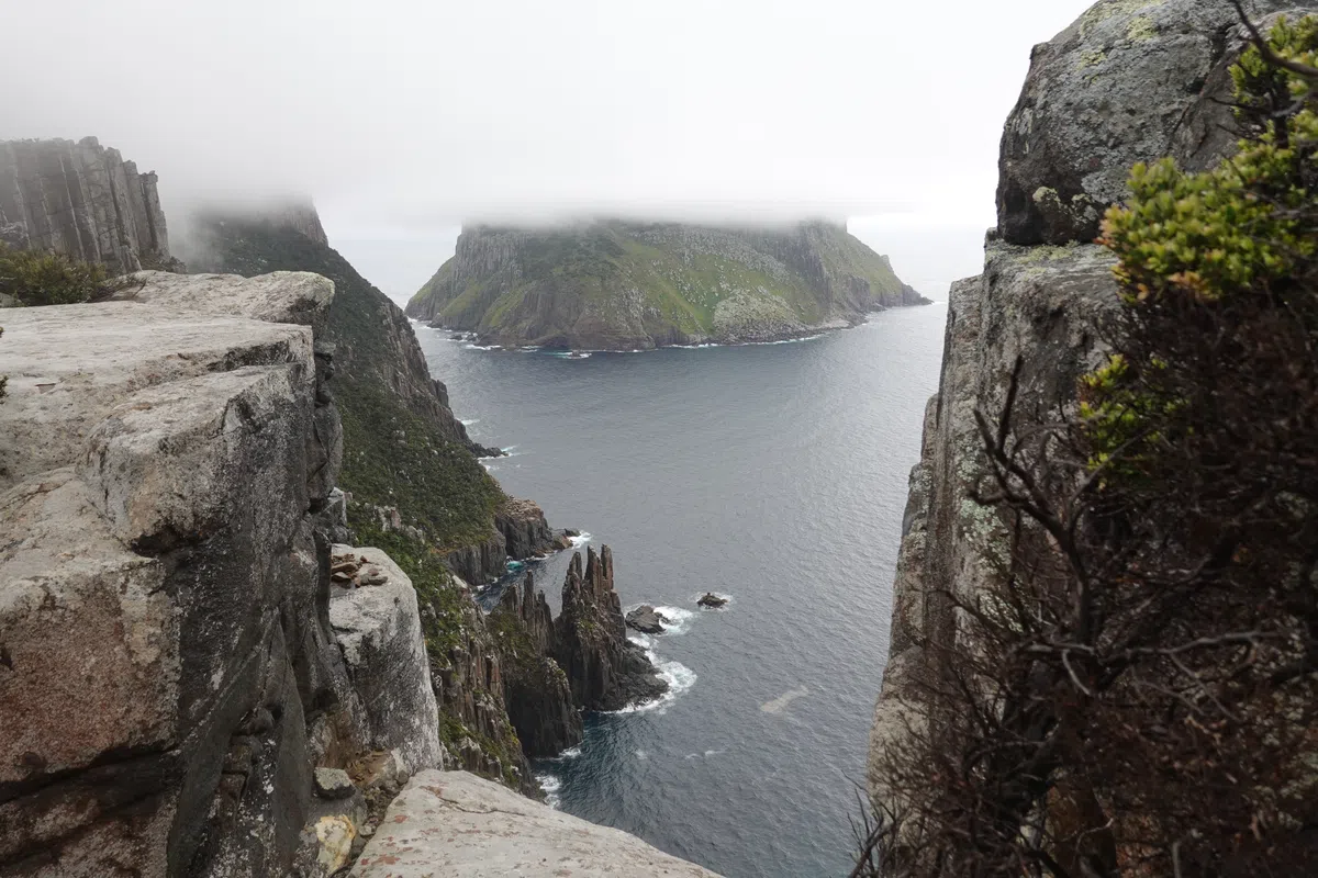 View of Tasman Island from the Three Capes Track