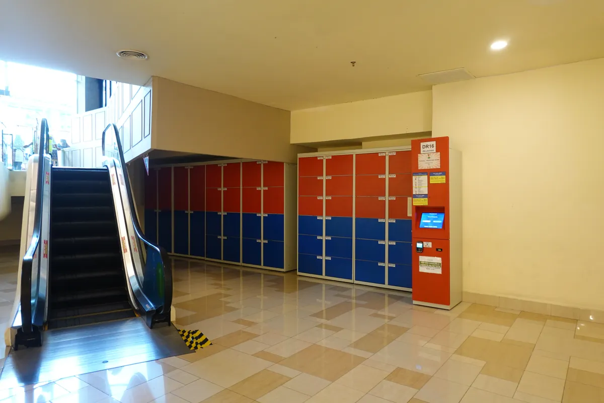 Lockers at Komtar JBCC