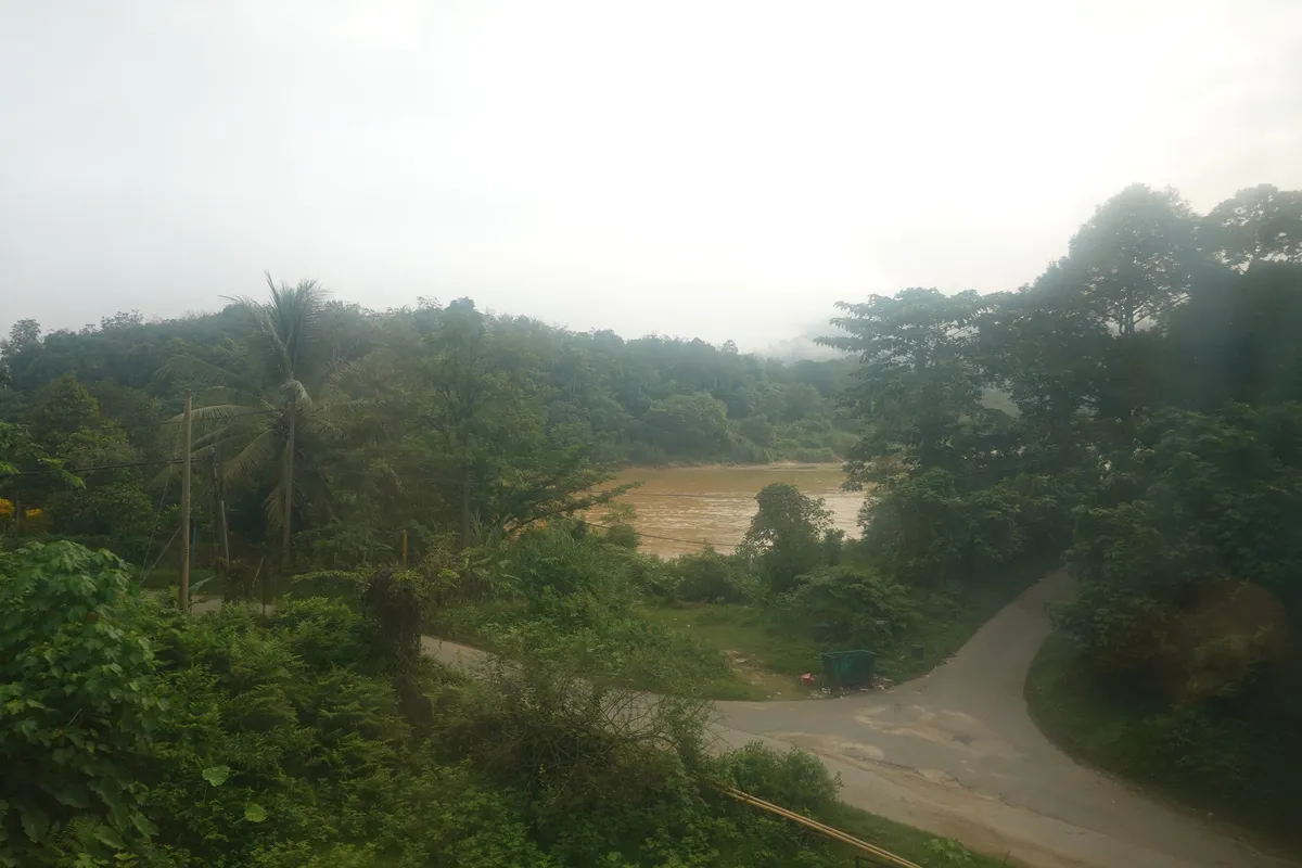 Views along the Jungle Railway in Malaysia